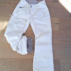 The North Face Women's Off-White Hyvent Ski Snow Snowboard Pant - Size M